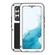 Samsung Galaxy S22+ LOVE MEI Metal Shockproof Waterproof Dustproof Protective Phone Case with Glass - White