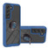 Samsung Galaxy S22+ Shockproof PC + TPU Phone Case with Ring Holder - Blue
