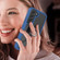 Samsung Galaxy S22+ Shockproof PC + TPU Phone Case with Ring Holder - Blue