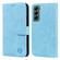 Samsung Galaxy S22+ Skin Feeling Oil Leather Texture PU + TPU Phone Case - Light Blue