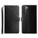 Samsung Galaxy S22+ Y Stitching Horizontal Flip Leather Phone Case - Black