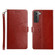 Samsung Galaxy S22+ Y Stitching Horizontal Flip Leather Phone Case - Brown