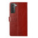 Samsung Galaxy S22+ Y Stitching Horizontal Flip Leather Phone Case - Brown