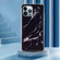 IMD Marble TPU Phone Case iPhone 15 Pro Max - Black