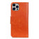 iPhone 15 Pro Max Nappa Texture Leather Case - Orange iPhone 15 Pro Max Nappa Texture Leather Case - Orange