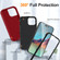 iPhone 15 Pro Max Life Waterproof Rugged Phone Case - Red + Black