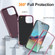 iPhone 15 Pro Max Life Waterproof Rugged Phone Case - Purple + Pink