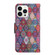 iPhone 15 Pro Max 3D Colored Drawing Flip Leather Phone Case - Kaleidoscope