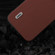 iPhone 15 Pro Max ABEEL Genuine Leather Silky Soft Black Edge Phone Case - Coffee