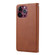 iPhone 15 Pro Max Knead Skin Texture Horizontal Flip Leather Phone Case - Brown