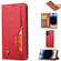 iPhone 15 Pro Max Knead Skin Texture Horizontal Flip Leather Phone Case - Red