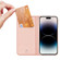 iPhone 15 Pro Max DUX DUCIS Skin Pro Series Flip Leather Phone Case - Rose Gold