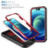 iPhone 15 Pro Max Sliding Camshield Holder Phone Case - Red+Black