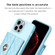 iPhone 15 Pro Max Horizontal Wallet Rhombic Leather Phone Case - Blue
