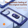 iPhone 15 Pro Max TPU + PC Lens Protection Phone Case with Ring Holder - Blue