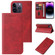 iPhone 15 Pro Max Magnetic Closure Leather Phone Case - Red