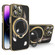 iPhone 15 Pro Max Multifunction Electroplating MagSafe Holder Phone Case - Black