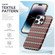 iPhone 15 Pro Max Textile Texture Matte Ultra-thin Phone Case - Red