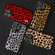 iPhone 15 Pro Max ABEEL Black Edge Leopard Phone Case - Silver Leopard