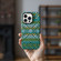 iPhone 15 Pro Max Textile Texture Matte Ultra-thin Phone Case - Forest Green