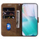 iPhone 15 Pro Max Little Tiger Embossed Leather Phone Case - Brown