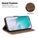 iPhone 15 Pro Max Little Tiger Embossed Leather Phone Case - Brown