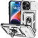 iPhone 15 Pro Max Sliding Camshield Holder Phone Case - Silver