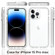 iPhone 15 Pro Max Shockproof Clear Gradient PC + TPU Phone Case - Transparent