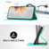 iPhone 15 Pro Max Heart Pattern Skin Feel Leather Phone Case - Light Blue