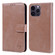 iPhone 15 Pro Max Skin Feeling Oil Leather Texture PU + TPU Phone Case - Champagne