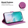 iPhone 15 Pro Max Little Tiger Embossed Leather Phone Case - Rose Red