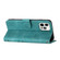iPhone 15 Pro Max Line Pattern Skin Feel Leather Phone Case - Light Blue