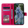 iPhone 15 Pro Max Totem Flower Embossed Leather Phone Case - Red