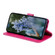 iPhone 15 Pro Max Totem Flower Embossed Leather Phone Case - Red