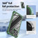 iPhone 15 Pro Max TPU + PC Lens Protection Phone Case - Green