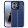 iPhone 15 Pro Max Litchi Texture Shockproof TPU Phone Case - Blue