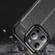 iPhone 15 Pro Max Litchi Texture Shockproof TPU Phone Case - Blue