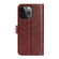 iPhone 15 Pro Max R64 Texture Horizontal Flip Leather Phone Case - Brown