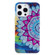 iPhone 15 Pro Max Electroplating Soft TPU Phone Case - Half Flower