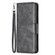 iPhone 15 Pro Max Lambskin Texture Pure Color Flip Leather Phone Case - Black