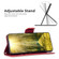 iPhone 15 Pro Max Lambskin Texture Pure Color Flip Leather Phone Case - Red