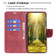 iPhone 15 Pro Max Lambskin Texture Pure Color Flip Leather Phone Case - Red