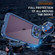 iPhone 15 Pro Max PC + TPU Phone Case with Lens Film - Blue
