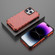 iPhone 15 Pro Max Honeycomb Phone Case - Red