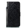 iPhone 15 Pro Max Mandala Embossing Pattern Horizontal Flip Leather Phone Case - Black