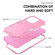 iPhone 15 Pro Max Commuter Shockproof TPU + PC Phone Case - Pink