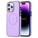 iPhone 15 Pro Max Side Leather Magsafe Phone Case - Light Purple iPhone 15 Pro Max Side Leather Magsafe Phone Case - Light Purple