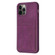 iPhone 11 BF28 Frosted Card Bag Phone Case with Holder - Dark Purple
