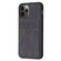 iPhone 11 BF28 Frosted Card Bag Phone Case with Holder - Black