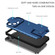 iPhone 15 Pro Max Stereoscopic Holder Sliding Camshield Phone Case - Blue